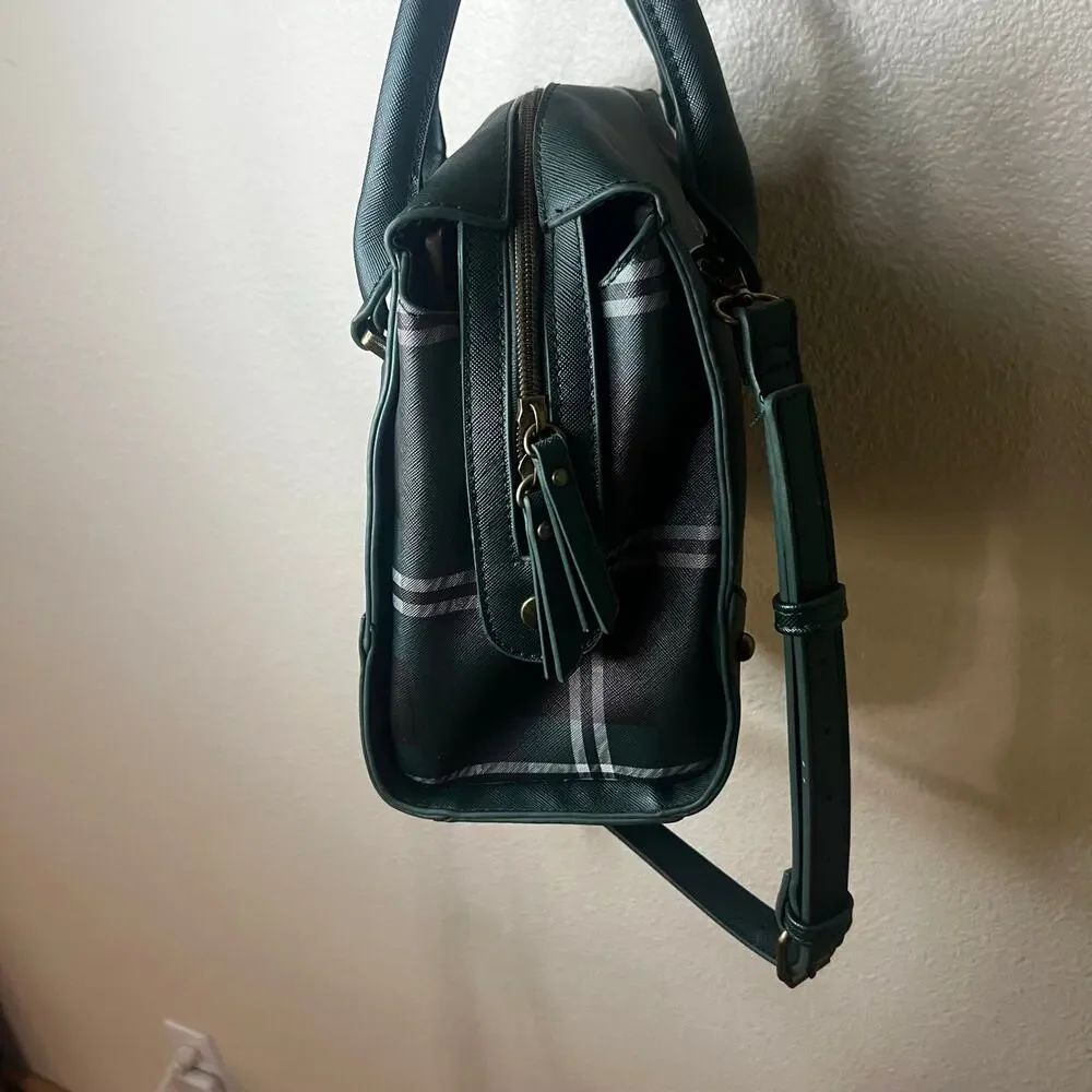 Harry Potter Purse Handbag Green Slytherin House Womens Shoulder Satchel Bag